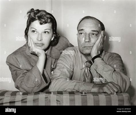 Buster Keaton With His Third Wife Eleanor Keaton Circa 1953 File