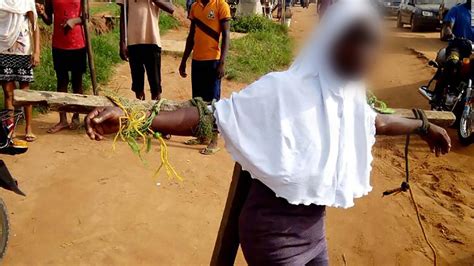 Nigerian Students Tied To Crucifixes And Beaten For Coming Late To