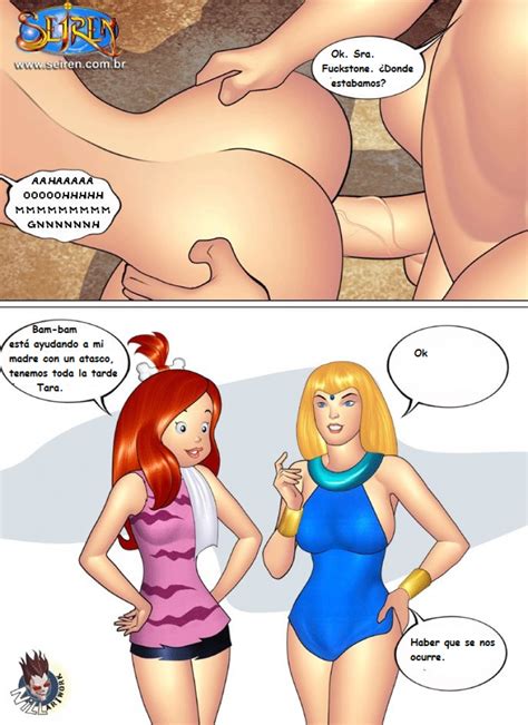 Fucknstones Wilma Seduces Bam Bam While Pebbles Gone Lesbian And There Is Betty In This Comics