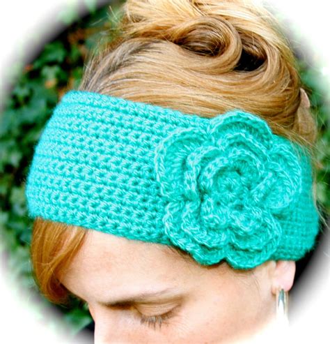 Flower Headbandcrochet Pattern Headband With Big Layered