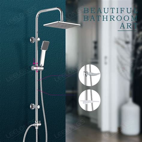 Yuyao Rainshower Factory Round Stainless Steel Bathroom Shower Sets Buy Bathroom Shower Sets