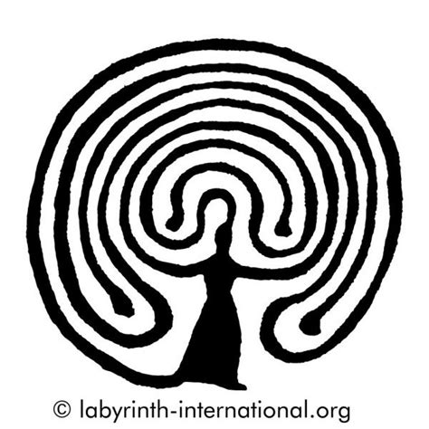 A Form Fitting Knidos Labyrinth Labyrinth Tattoo Labyrinth Design