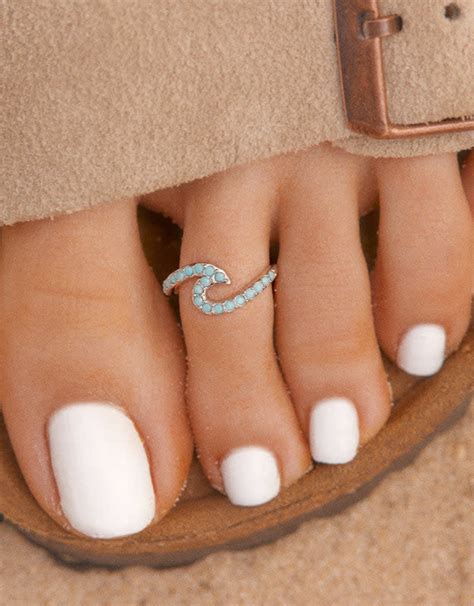 Toe Ring Stone Wave Heart And Home Ts And Accessories