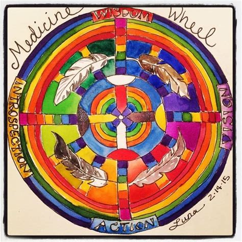 Gratitude Painting 25 The Medicine Wheel Im Embarking On A Year