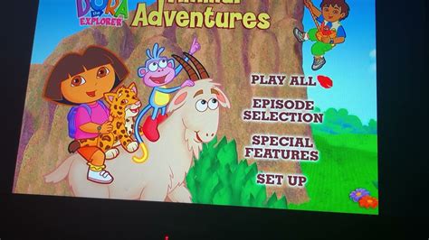 Dora The Explorer Animal Adventures 2006 Dvd Menu Walkthrough Youtube