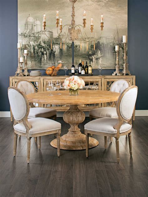Magnolia Round Dining Table | Country dining rooms, French country dining room, Dining room ...