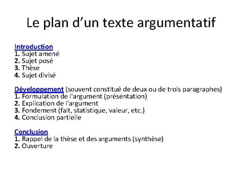 Texte Argumentatif Secondaire 5 Franais De Base Le