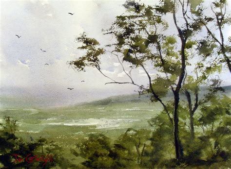 Joe Cartwrights Watercolor Blog New Watercolor Landscape Painting