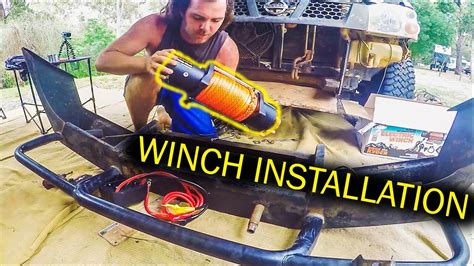 How To Install A Winch With A Remote Switch And Review Youtube