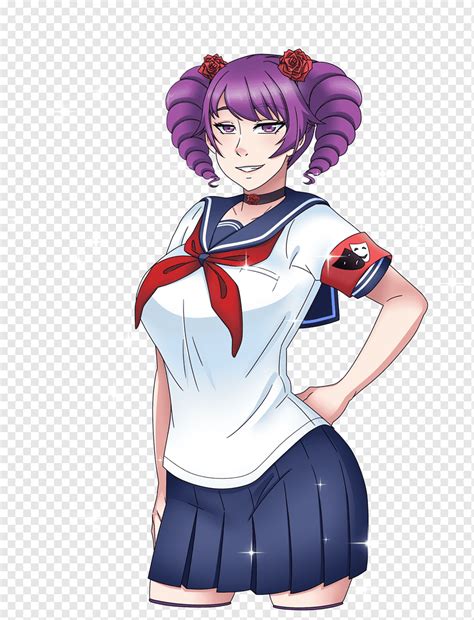 Yandere Simulator Mulberry Black Hair Fictional Character Girl Png