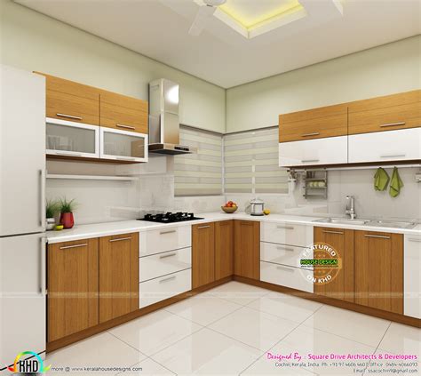 Modern Interior Designs Of Bedroom Living Dining And Kitchen Kerala