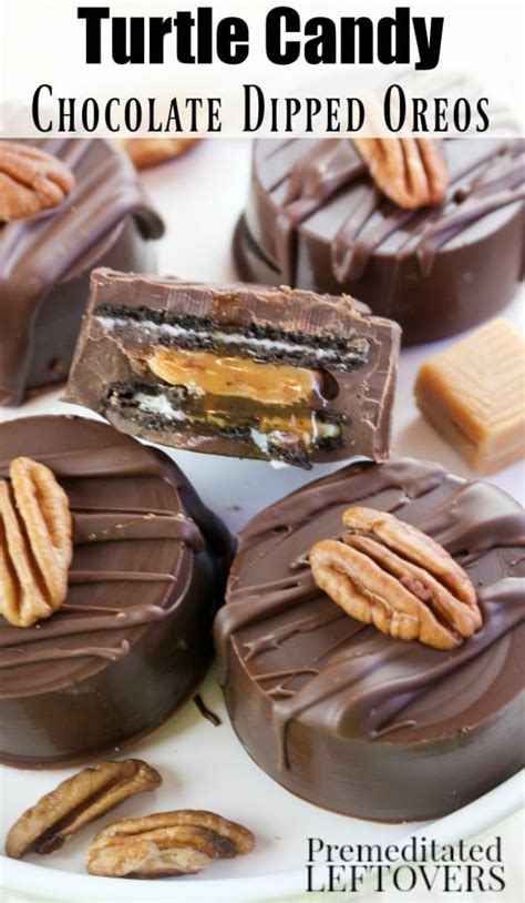 Place 1 caramel candy in the center of each y. How To Make Turtles With Kraft Caramel Candy - Kraft ...