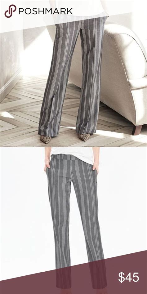 Nwt Banana Republic Stripe Cotton Trouser Stripe Clothes Design Cotton