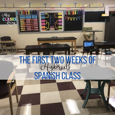 hybrid spanish class 1st weeks of school mis clases locas
