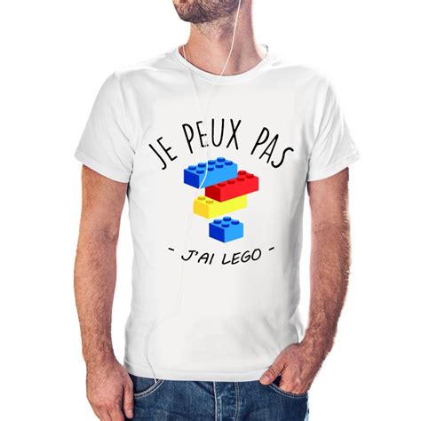 See more ideas about lego, lego t shirt, lego shirts. T-shirt j'peux pas j'ai lego - cadeau homme jeu ...