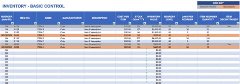 Asset List Template Excel — Db