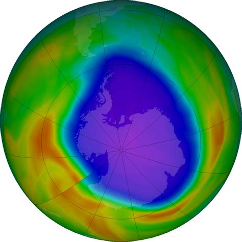 Ozone Hole Watch Southern Ozone Map For 03 October 2023