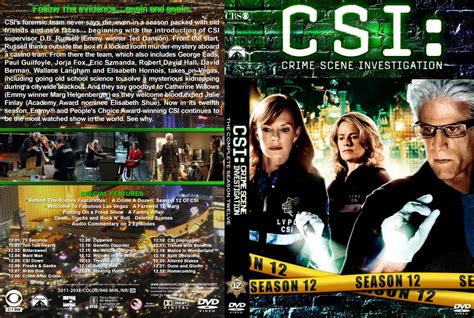 Csi Crime Scene Investigation Season Tv Dvd Custom Covers Csi