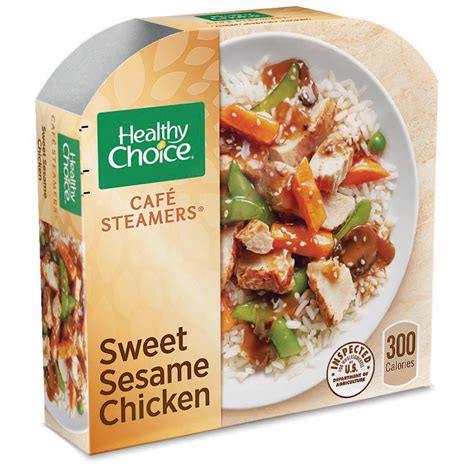 Healthy Choice Café Steamers Sweet Sesame Glazed Chicken Frozen Meal 9