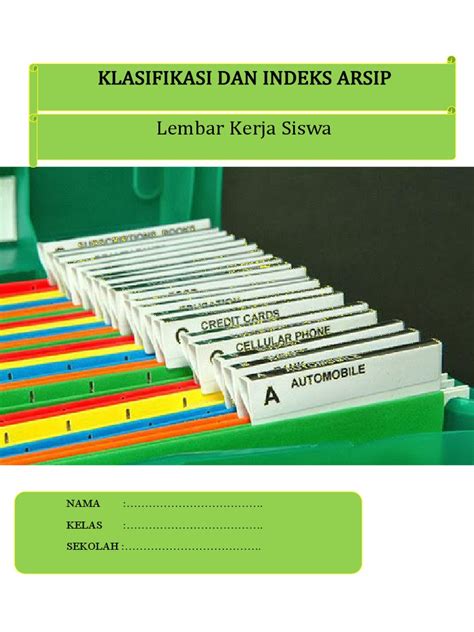 Klasifikasi Dan Indeks Arsip