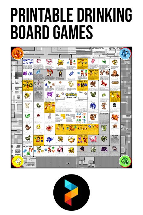 Printable Drinking Board Games