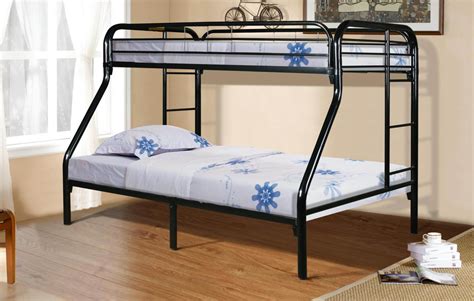 Black Twin Over Full Metal Bunk Bed Kids Bunk Beds