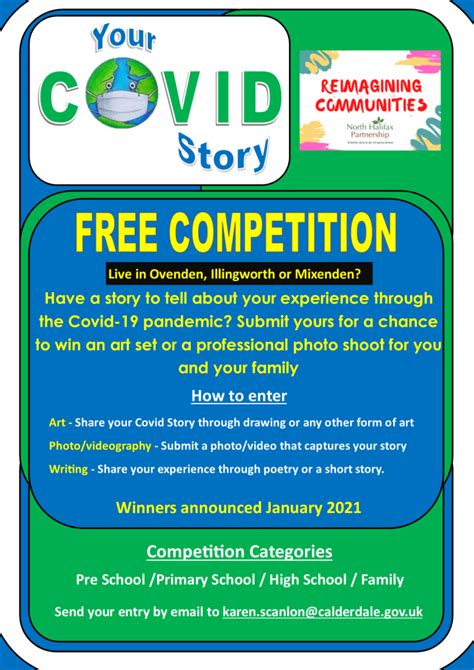 Still Time To Enter Your Covid Story Free Competition For North