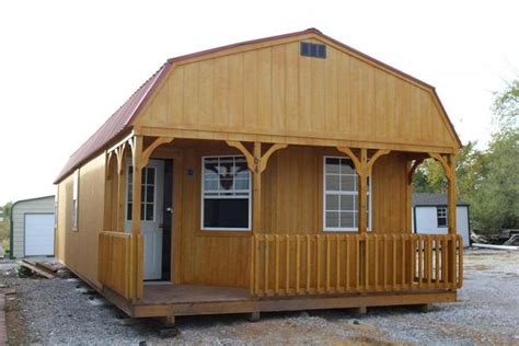 On the hunt for the perfect cabin floor plan? 16X44 LOFTED BARN CABIN | Portable storage buildings ...