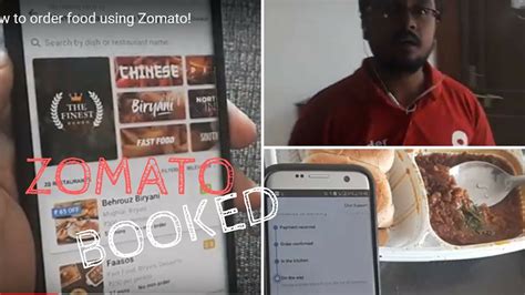 How To Order Food In Zomato Youtube