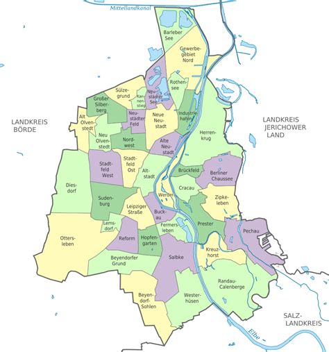 Throughout the year, many interesting holidays are held in magdeburg. File:Magdeburg subdivisions.svg - Wikimedia Commons