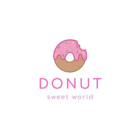 Pink Donut Logo Turbologo Logo Maker
