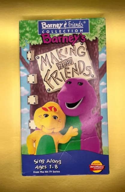 Barney Barneys Making New Friends Vhs 1995 100 Picclick