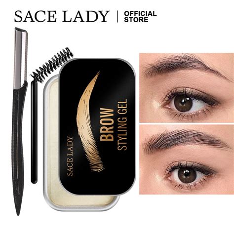 Sace Lady 3pcs Eyebrow Soap Set Waterproof Brow Stamp Styling Soap Long