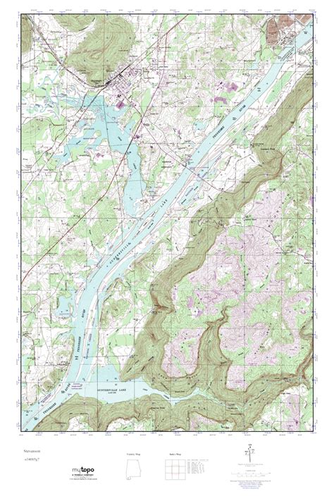 Mytopo Stevenson Alabama Usgs Quad Topo Map