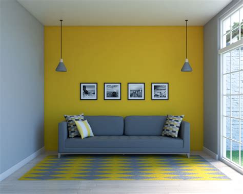 The client's private art collection is embraced by a combination of modern steel trusses, stonework and. How to Decorate a Room with Yellow Walls? (5 Chic Ideas with Images) - roomdsign.com