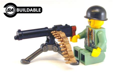 Brickarms M1917a1 Machine Gun Lego Minifigure Weapon