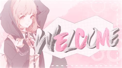 💌 Banner Welcome Aesthetic Anime Twitter Header Pink Cute Banners