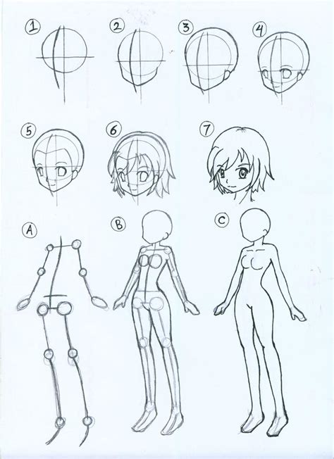 How To Draw Anime Body Step By Step Boy Pin On Piirt Mis Ideoita