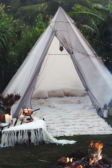 Glamping Boho Bohemian Style Camp Out In The Backyard Moroccan