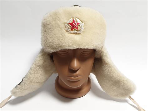 quality russian military winter hat ushanka sheepskin etsy