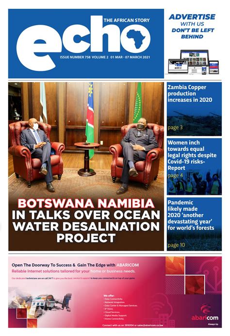 Echo Newspaper Botswana By Echo Newspaper Issuu