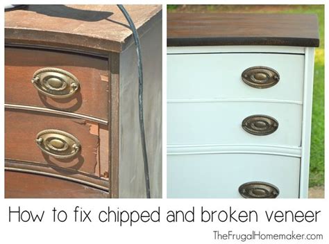 I use it instead of wood putty for smaller jobs. How to fix chipped and broken veneer (Hoping this link ...