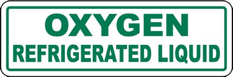 Oxygen Refrigerated Liquid Label Claim Your 10 Discount