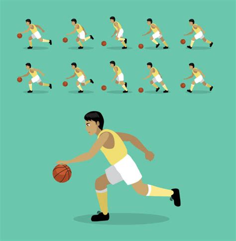 Basketball Dribbling Moves Illustrations Royalty Free Vector Graphics