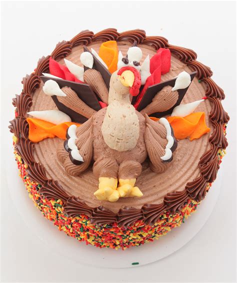This dish is not recommended for people who require an inch of space between food group… Thanksgiving Turkey Cake - Apple Annie's Bake Shop