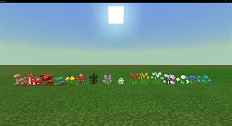 Better Flowers Nether Update Mcpe Texture Packs