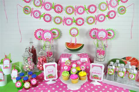 Since those days are looooong gone, when cricut contacted me to design a watermelon first birthday party for them, i was all over it! Watermelon Party Favor Stickers, Thank You Stickers ...