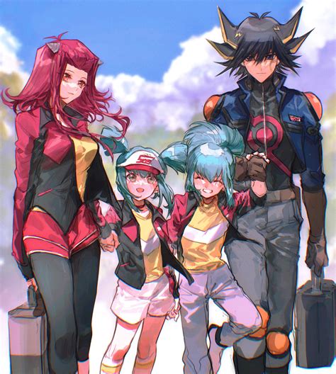 akiza luna leo and yusei r yugioh