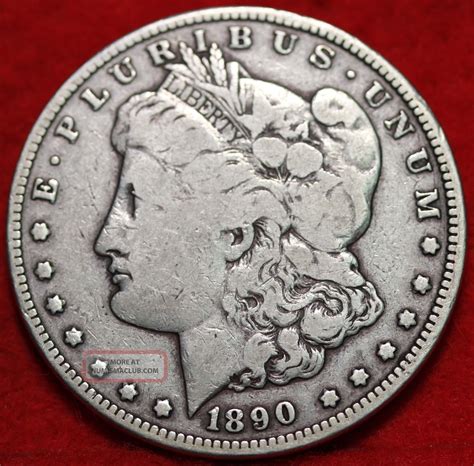 1890 Cc Silver Morgan Dollar