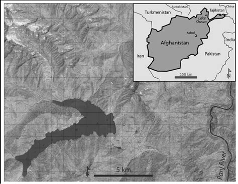 Location Map Of Lake Shewa In Northeastern Badakhshan Province